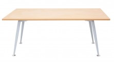 RST189 Silver Frame Meeting Table. 1800 X 900 : RST1875 1800 X 750. White Or Beech